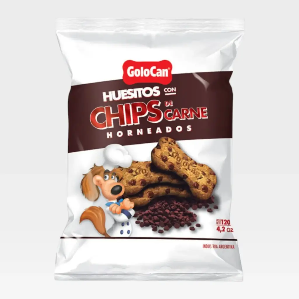 HUESITOS GOLOCAN C/CHIPS DE CARNE 500G