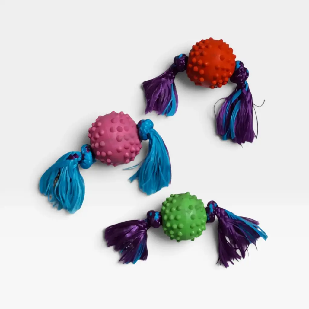 PELOTA C/PUAS DE GOMA GRANDE 8MM/33CM